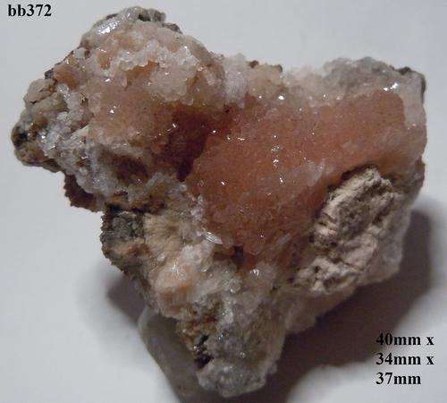 Kalahari manganese fields olmiite and calcite crystals on matrix-South Africa-38gram