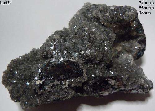 Tsumeb mine smithsonite crystals on galena crystal matrix-Namibia-245gram
