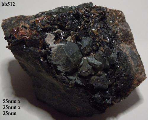 Kalahari manganese fields hematite,barite and andradite garnet on matrix-South Africa-104gram