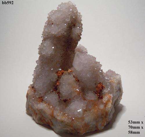 Boekenhouthoek cactus quartz crystal cluster-South Africa-146gram