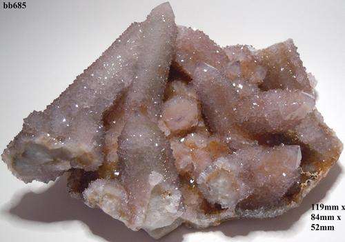 Boekenhouthoek cactus quartz crystal cluster-South Africa-320gram
