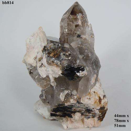 Mulanje mtn aegerine and quartz crystals on a-feldspar matrix-Malawi-114gram
