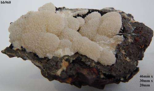 Kalahari manganese fields calcite and goethite crystals on matrix-South Africa-25gram
