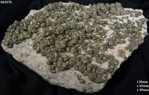 Pyrite crystals on matrix-344gram