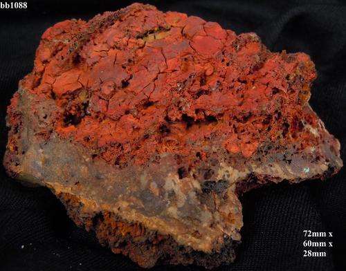 Hematite crystals on matrix-South Africa-78gram