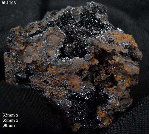 Piggs Peak hematite crystals on matrix-Swaziland-35gram
