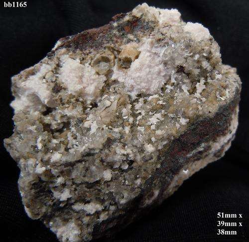 Kalahari manganese fields bultfonteinite and calcite crystals on matrix-South Africa-103gram