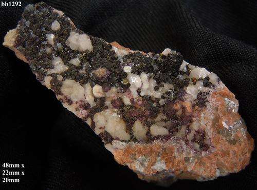 Buffalo mine quartz and fluorite crystals on matrix-South Africa-15gram