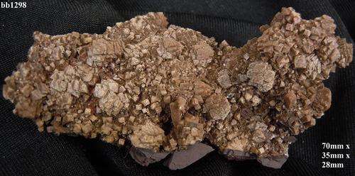 Kalahari manganese fields olmiite crystals on matrix-South Africa-21gram
