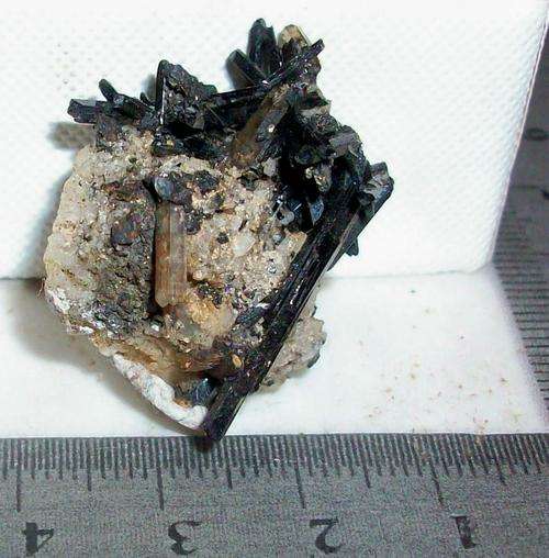 Zomba quartz and aegerine crystals on orthoclase matrix-malawi-7g