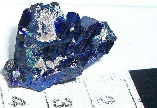 Tsumeb azurite crystal cluster-namibia-7g