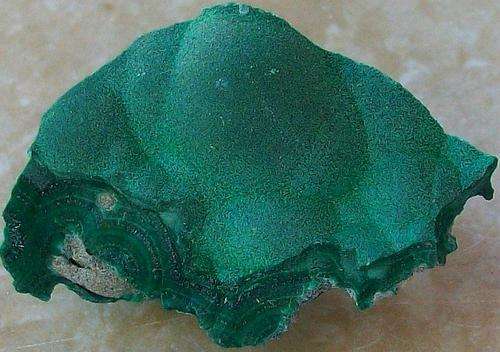 Katanga region malachite crystal cluster-drc-8g