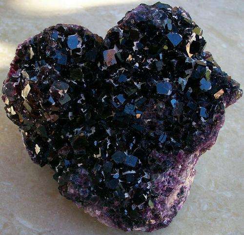 Okaruso flourite crystals on matrix-namibia-519g