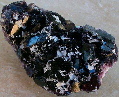 Okaruso flourite crystals on matrix-namibia-277g