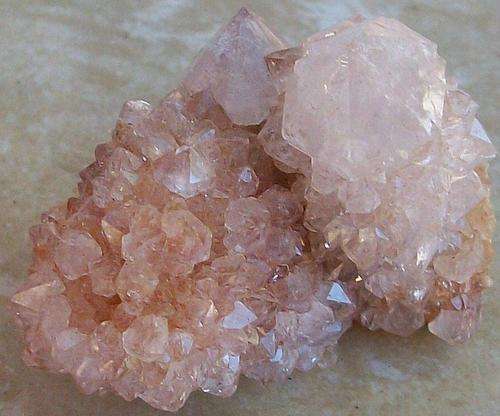 Boekenhoutshoek quartz crystal cluster-rsa-63g