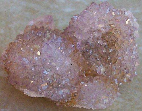 Boekenhoutshoek quartz crystal cluster-rsa-49g