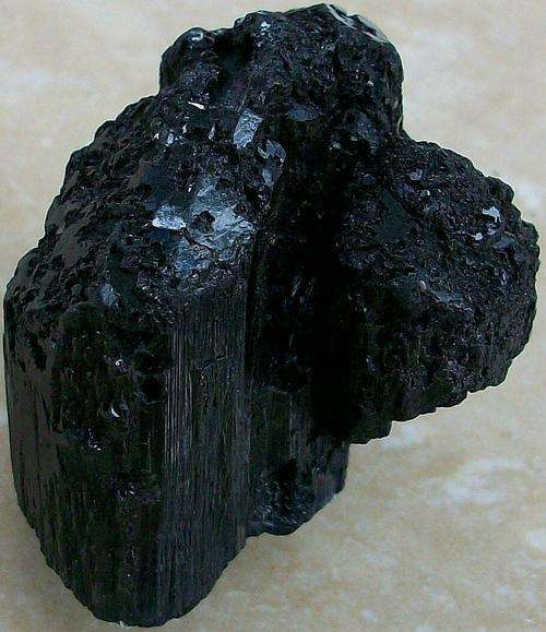 Erongo region black tourmaline crystal cluster-namibia-35g