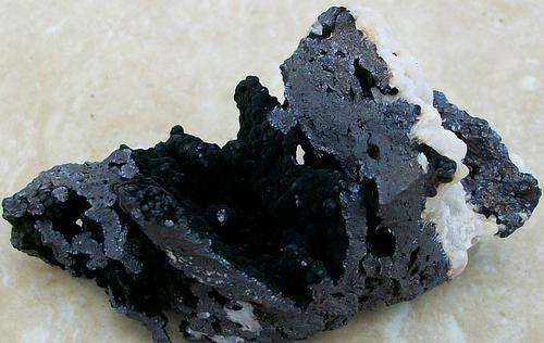 Kalahari manganese fields calcite and goethite crystals on matrix-south africa-48g