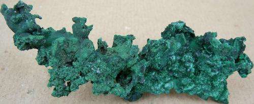 Katanga region malachite crystal cluster-drc-48g