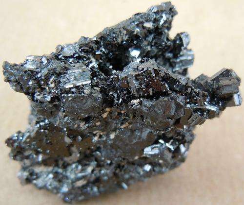 Kalahari manganese fields bixbyite crystal cluster-south africa-44g