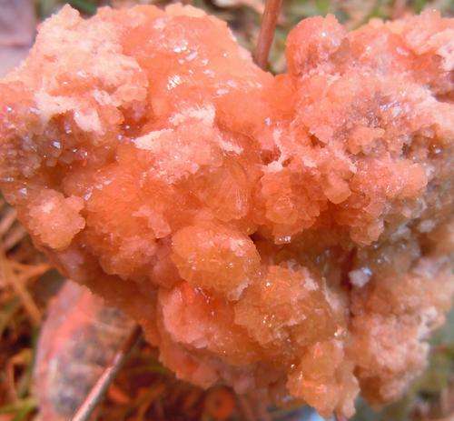 Kalahari manganese fields calcite crystals on olmiite crystal cluster-south africa-64g