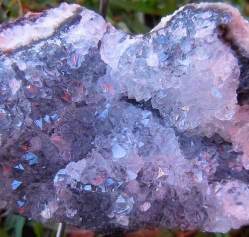 Kalahari manganese fields quartz crystals on matrix-south africa-104g