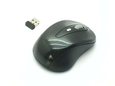 BLACK 10M 2.4G USB Wireless Optical Mouse For PC/Laptop