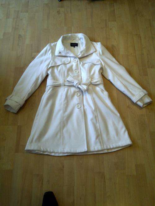 White Truworths Coat Size 38