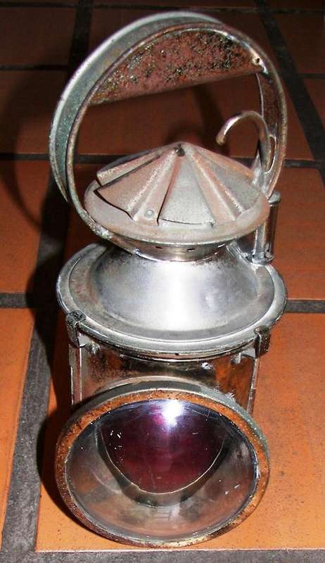 SAR/SAS~SOUTH AFRICAN RAILWAYS~CONDUCTORS SIGNAL LAMP~ALL PARTS INTACT AND WORKING