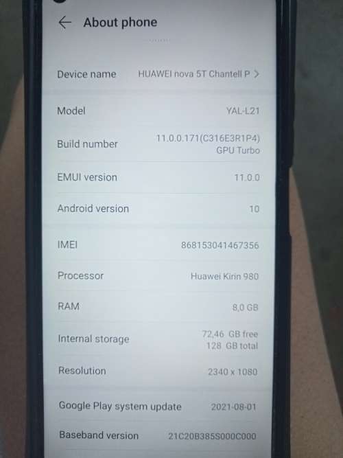 Huawei Nova 5T