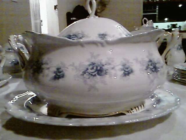 Rare Royal Albert Tiffany Soup Service with Serving Dishes