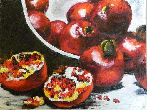 Pomegranates 2- by Thea -300x400mm
