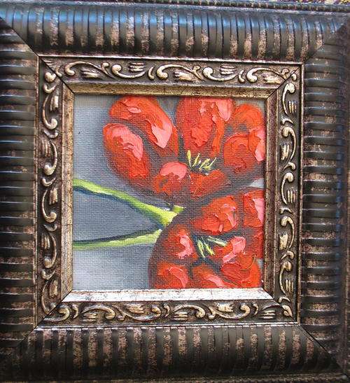 Red Poppies-Artist- HANNAH (100x100mm)