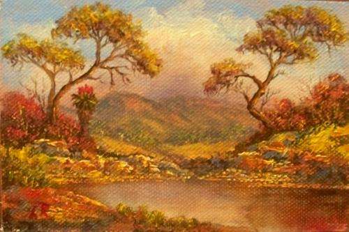 Miniatures/S.A.Scenes- Artist -Louise Repsold-6/4" #4632