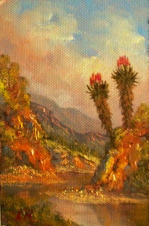 Miniatures/S.A.Scenes- Artist -Louise Repsold-6/4" #4629