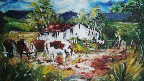 Cows on Farm- by Thea 750x500mm boxed