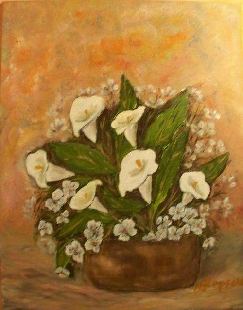 Arum Lilies-14/18"- Artist- N. Repsold