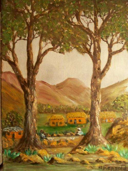 Farm Workers Huts-12/16"-Artist - N.Repsold
