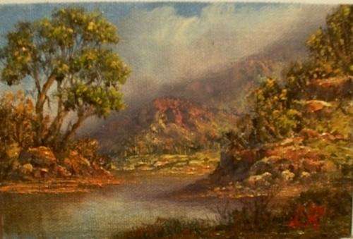 Miniatures/S.A.Scenes- Artist -Louise Repsold-6/4"