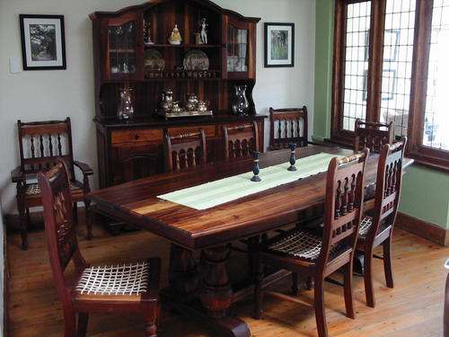Blackwood dining suite and welsh dresser