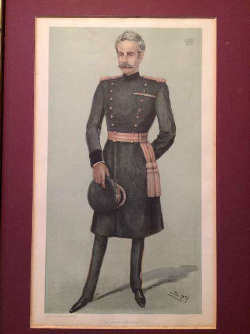 Four Boer War era Military Vanity Fair Lithographs c 1890s Framed