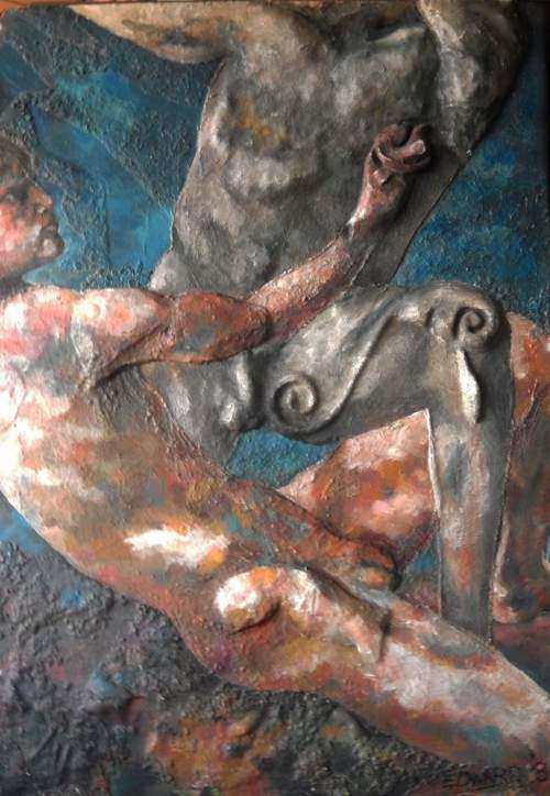 80% Off! Painting The Rape of Youth by W. Edward Pieters. 1985 Gay Interest