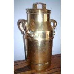BRASS MILK CAN