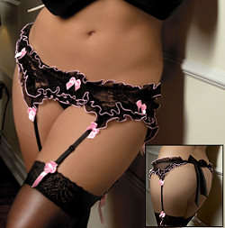 *** DEMO STOCK CLEARANCE *** LACE GARTERBELT