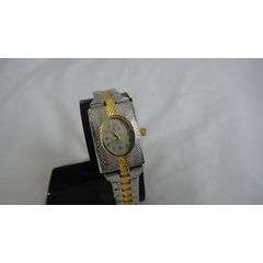 LADIES TWO TONE STAINLESS STEEL DRESS WATCH