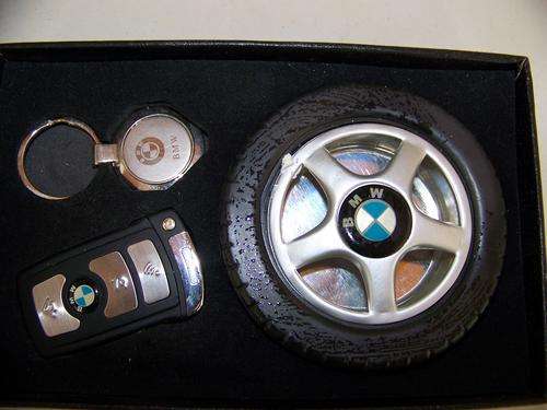 BMW ASHTRAY LIGHTER AND KEYRING STILL IN BOX!