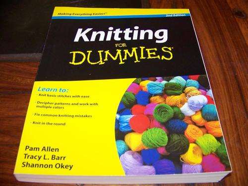 BOOK KNITTING FOR DUMMIES