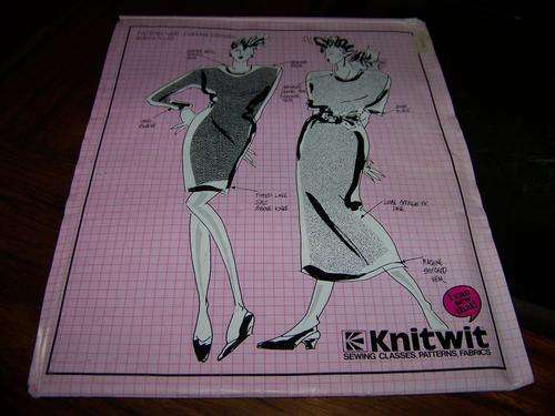KNITWIT SEWING PATTERN 1000 - LADIES CHEMISE DRESSES