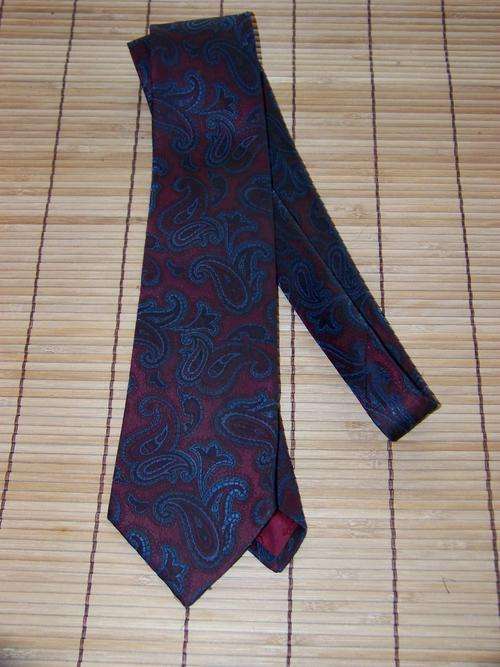 TIES LONG COLOUR BLACK/ RED AND BLUE - CHRISTIAN DIOR