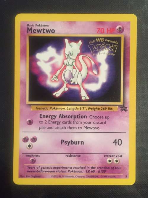 Pokemon TCG: Mewtwo #3 - The First Movie Promo
